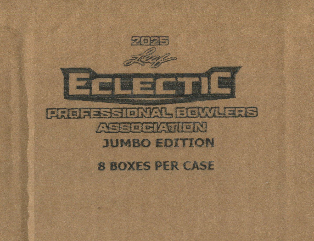 2025 Leaf Eclectic Professional Bowlers Association PBA Jumbo, 8 Box Case