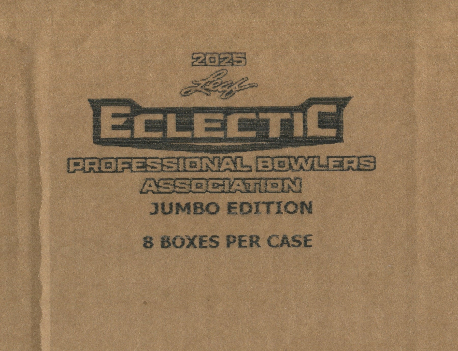 2025 Leaf Eclectic Professional Bowlers Association PBA Jumbo, 8 Box Case