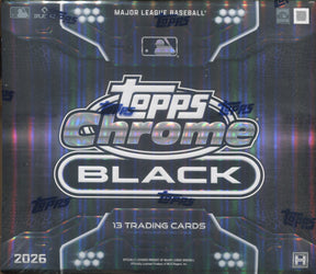 2026 Topps Chrome Black Baseball Hobby, Box