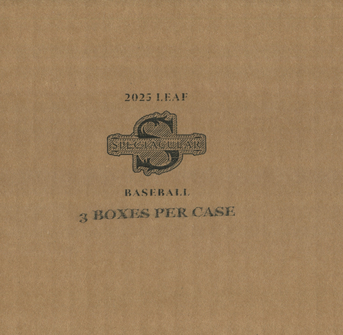 2025 Leaf Spectacular Baseball Hobby, 3 Box Case