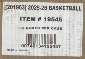 2025-26 Panini Select EuroLeague Basketball Hobby, 12 Box Case