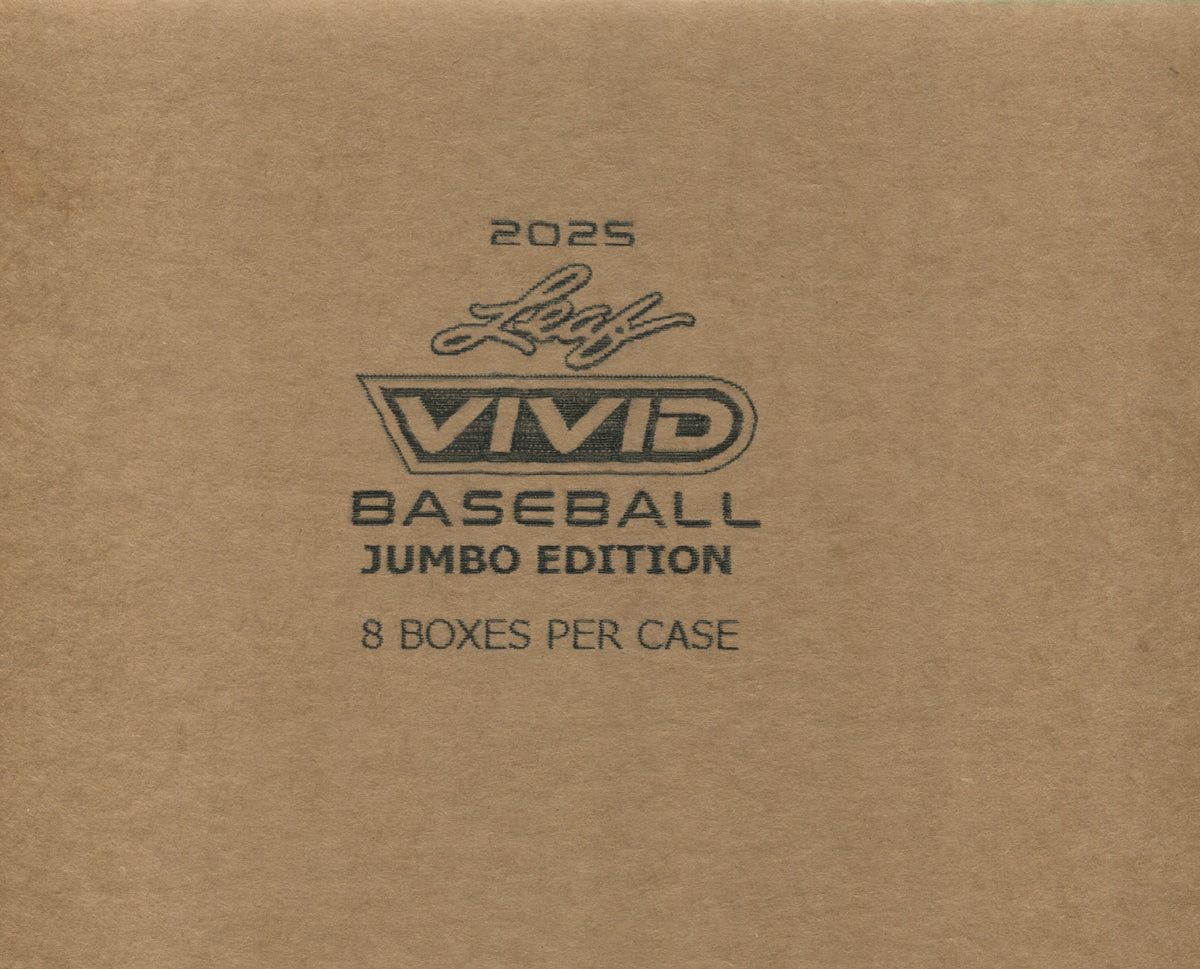 2025 Leaf Vivid Baseball Jumbo, 8 Box Case
