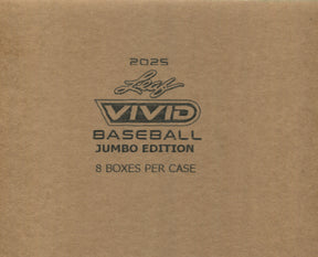 2025 Leaf Vivid Baseball Jumbo, 8 Box Case
