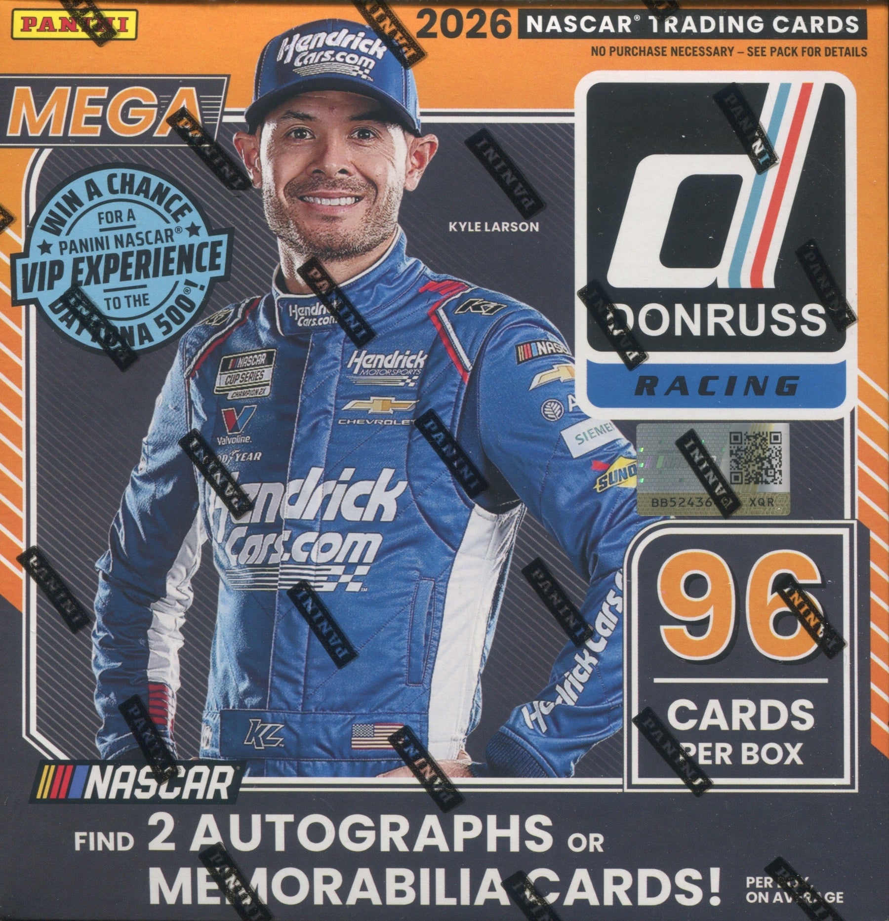2026 Panini Donruss Racing Mega, 20 Box Case