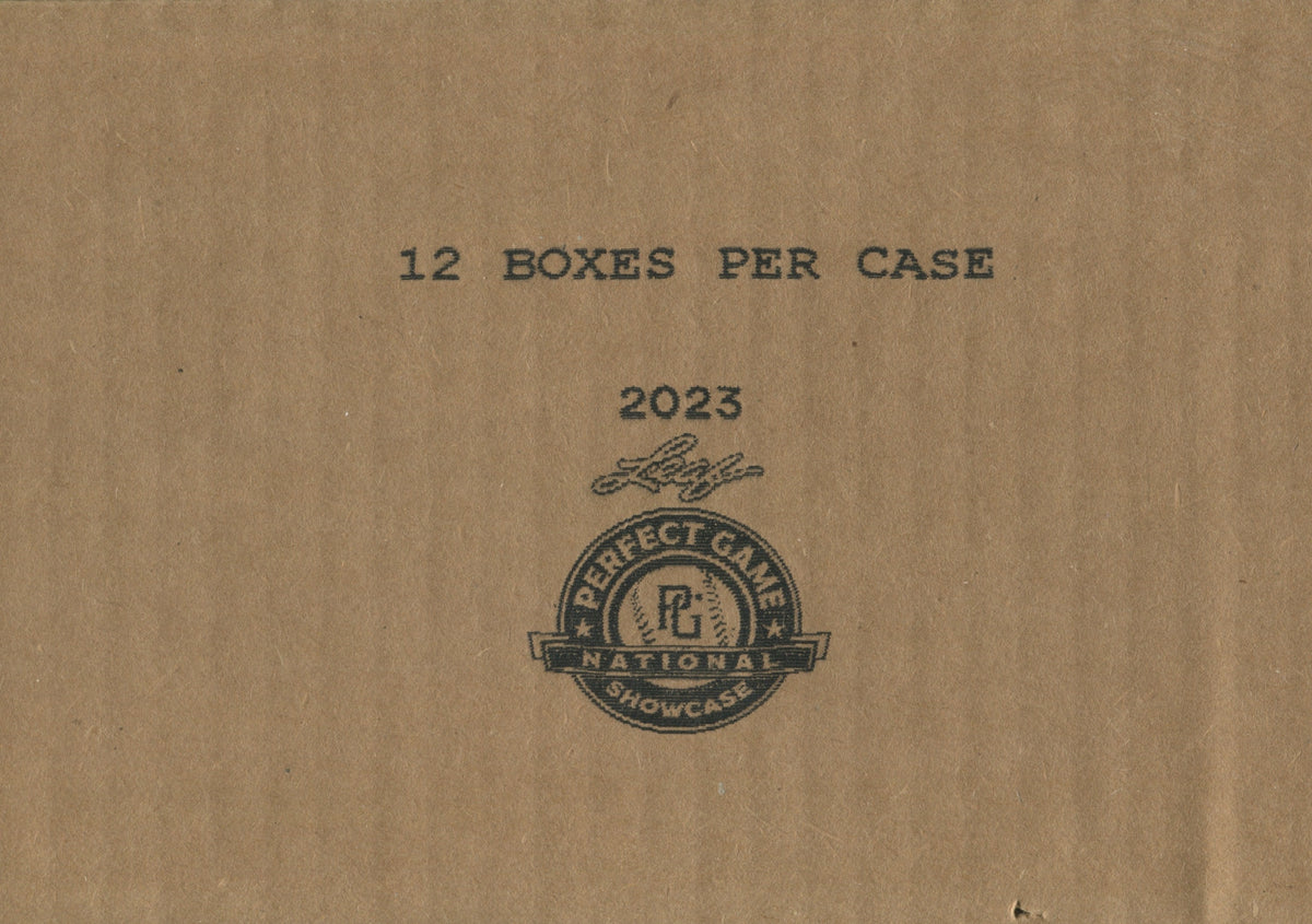 *LAST CASE* 2023 Leaf Perfect Game National Showcase Baseball Hobby, 12 Box Case