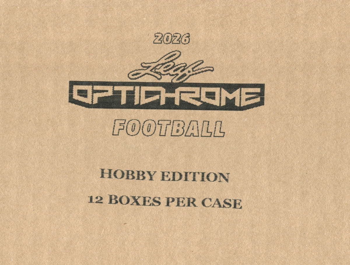 2026 Leaf Optichrome Football Hobby, 12 Box Case