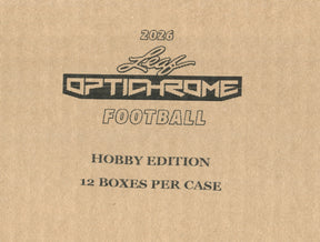 2026 Leaf Optichrome Football Hobby, 12 Box Case
