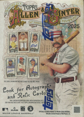 2025 Topps Allen & Ginter Baseball Blaster, Box