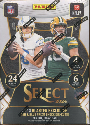 2024 Panini Select Football Retail Blaster, Box (Red & Blue Shock)