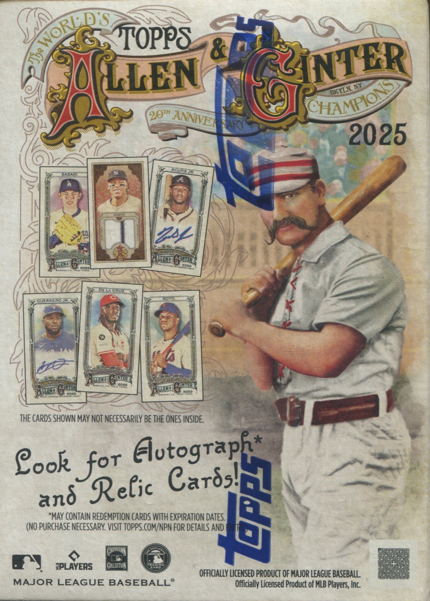 2025 Topps Allen & Ginter Baseball Blaster, 40 Box Case