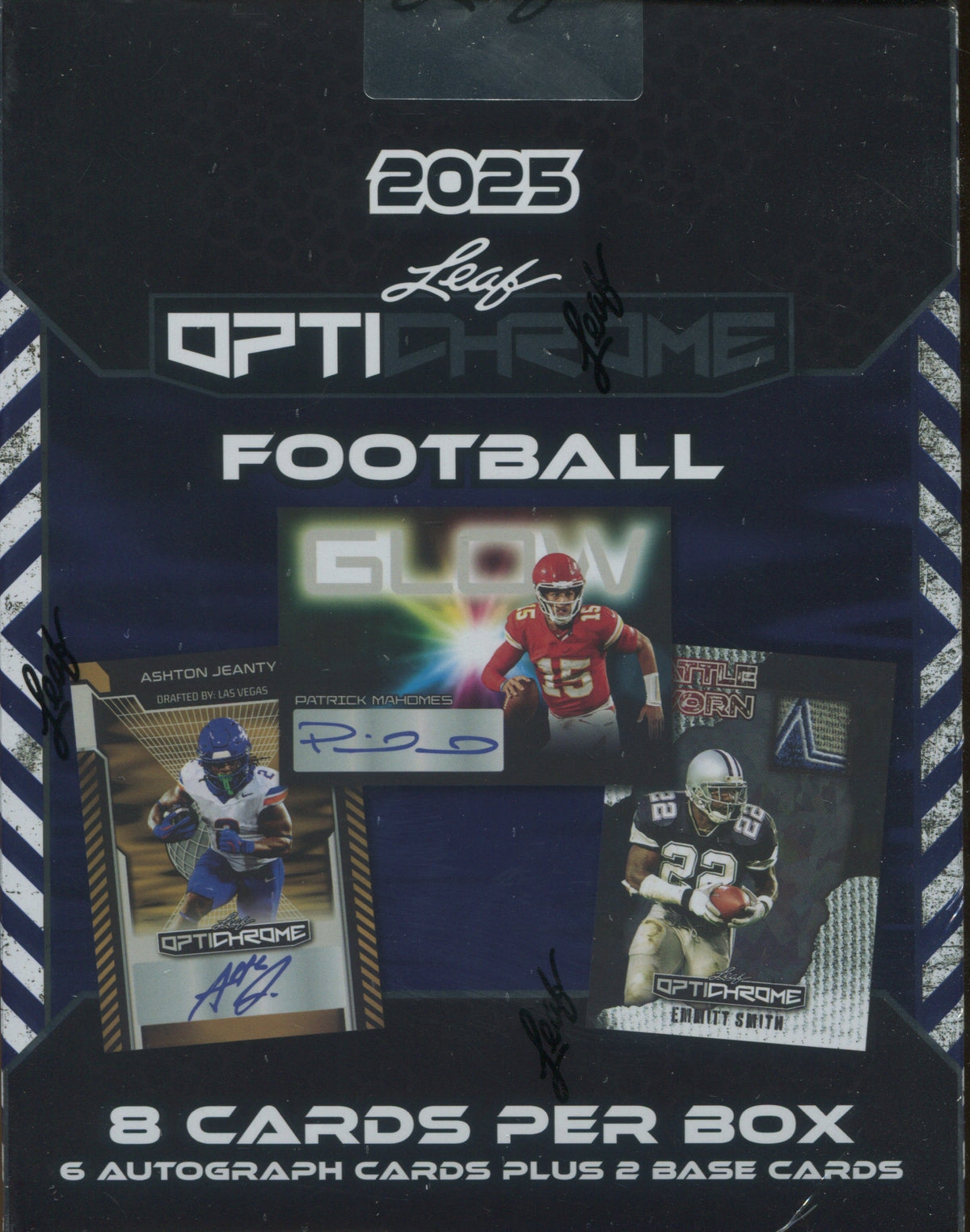 2025 Leaf Optichrome Football Hobby, 12 Box Case