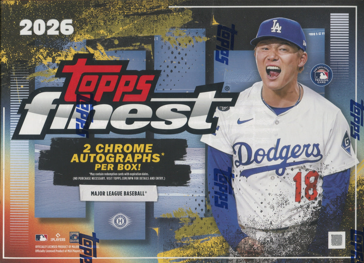 2026 Topps Finest Baseball Hobby, 8 Box Case
