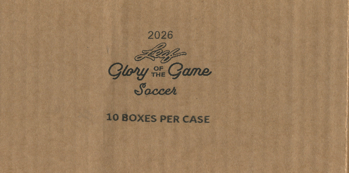 2026 Leaf Glory of the Game Soccer Hobby, 10 Box Case