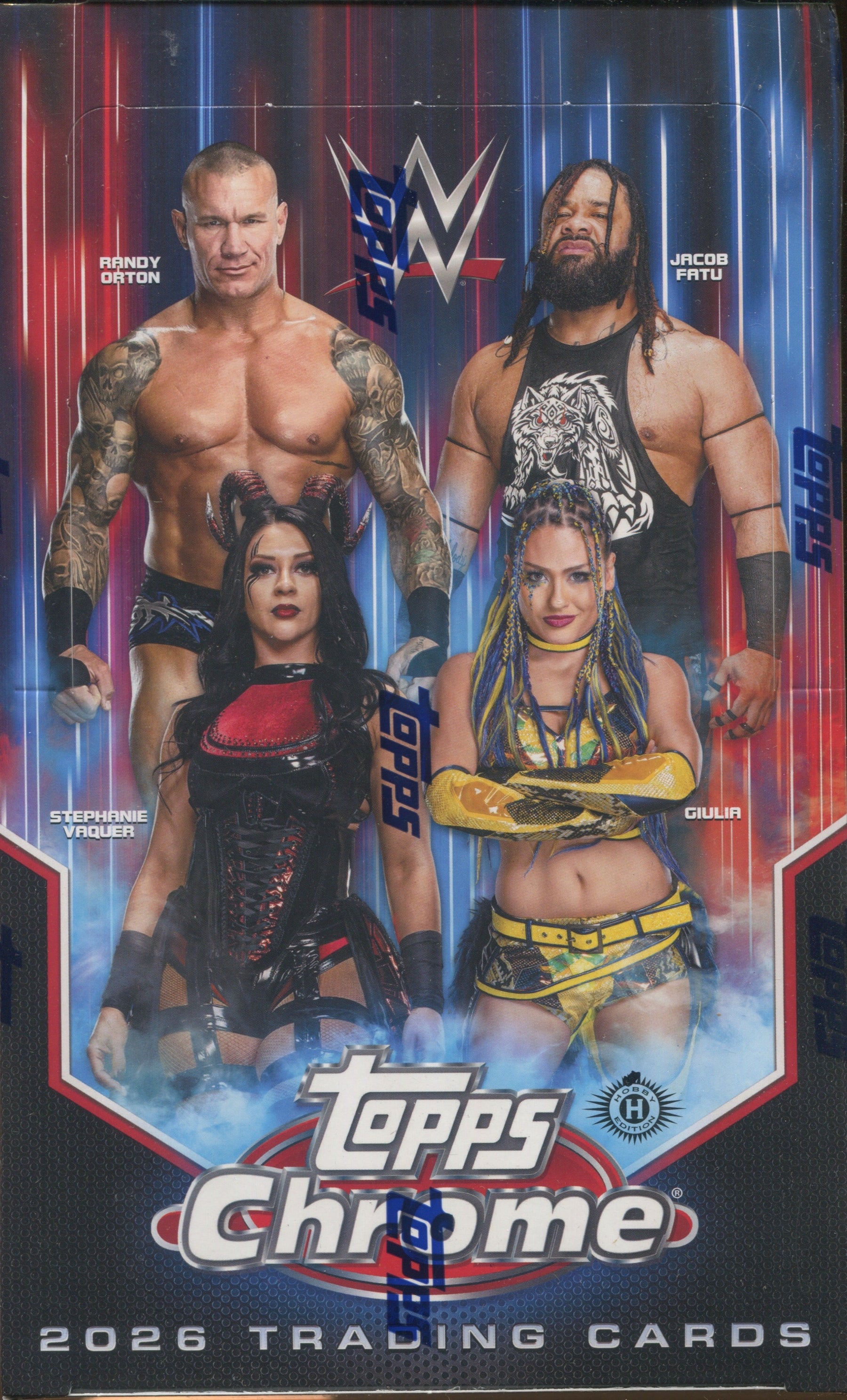 2026 Topps Chrome WWE Hobby, Box