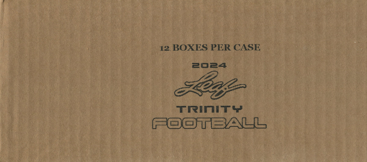 2024 Leaf Trinity Football Hobby, 12 Box Case