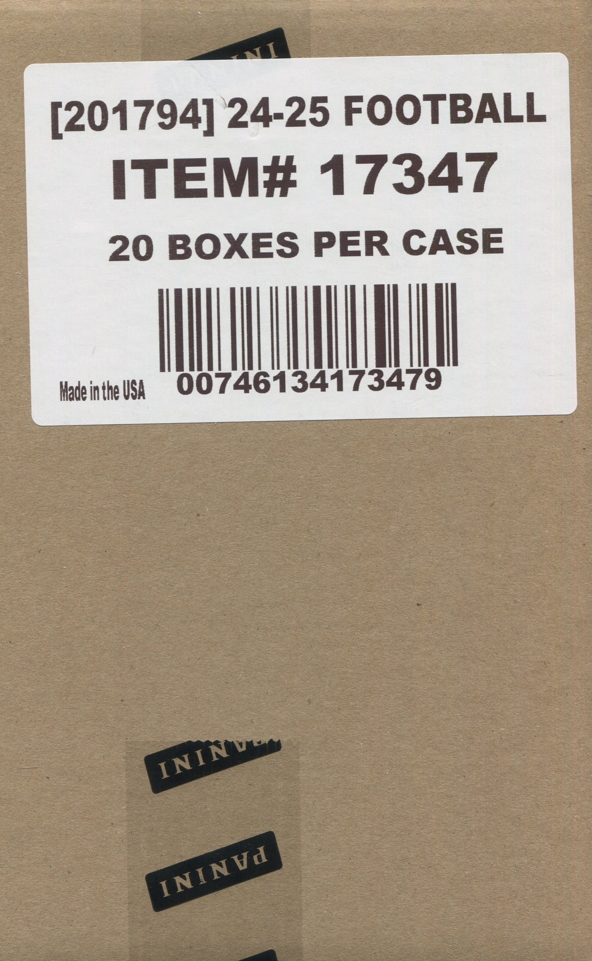 2024 Panini Select Football H2, 20 Box Case