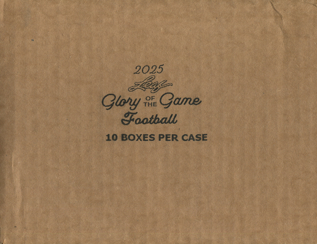 2025 Leaf Glory of the Game Football Hobby, 10 Box Case
