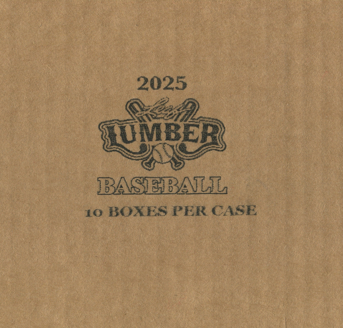 2025 Leaf Lumber Baseball Hobby, 10 Box Case