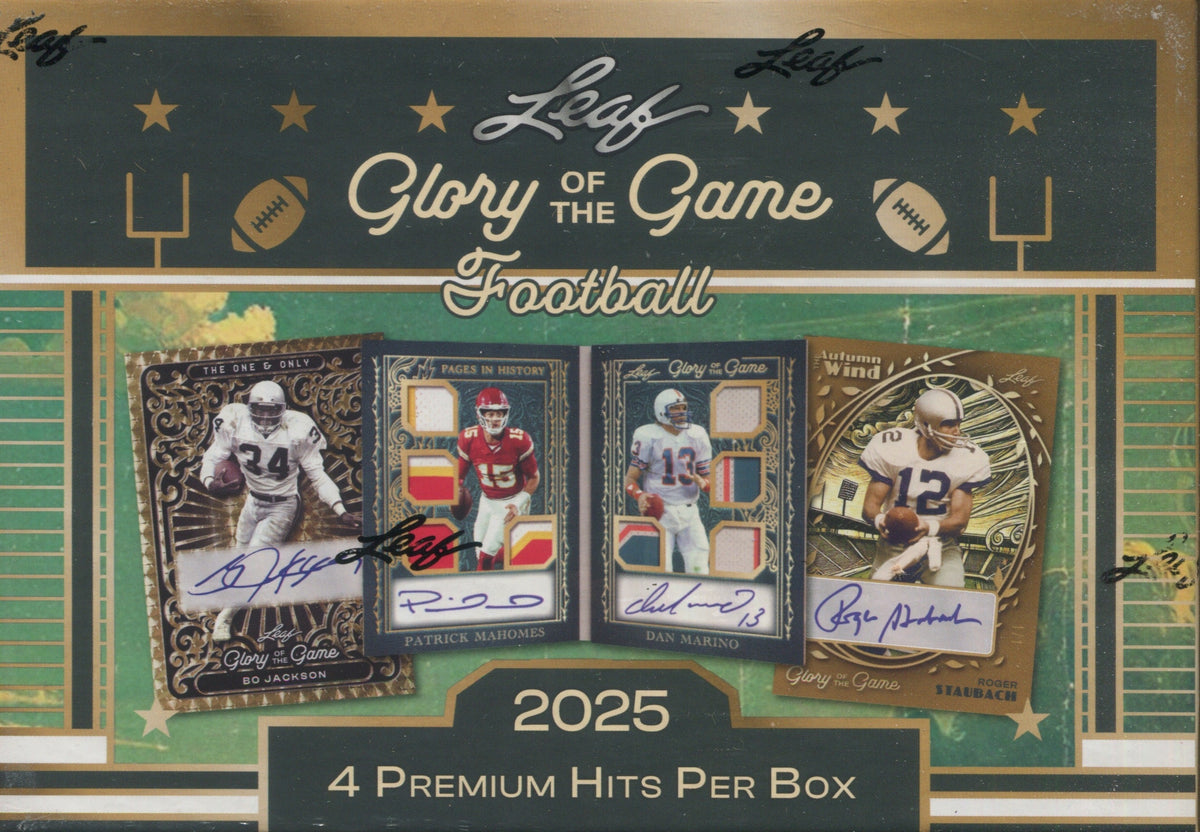 2025 Leaf Glory of the Game Football Hobby, Box