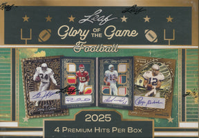 2025 Leaf Glory of the Game Football Hobby, Box