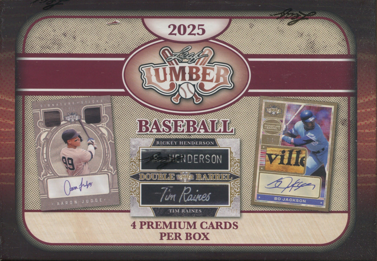 2025 Leaf Lumber Baseball Hobby, 10 Box Case