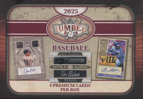 2025 Leaf Lumber Baseball Hobby, 10 Box Case