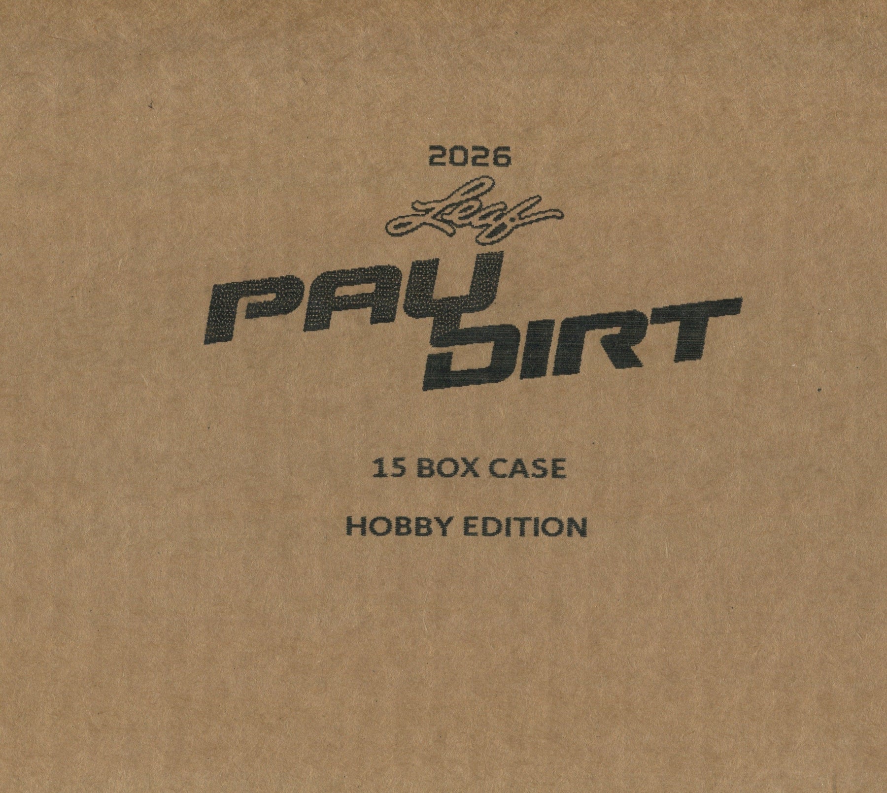 2026 Leaf Paydirt Football Hobby, 15 Box Case