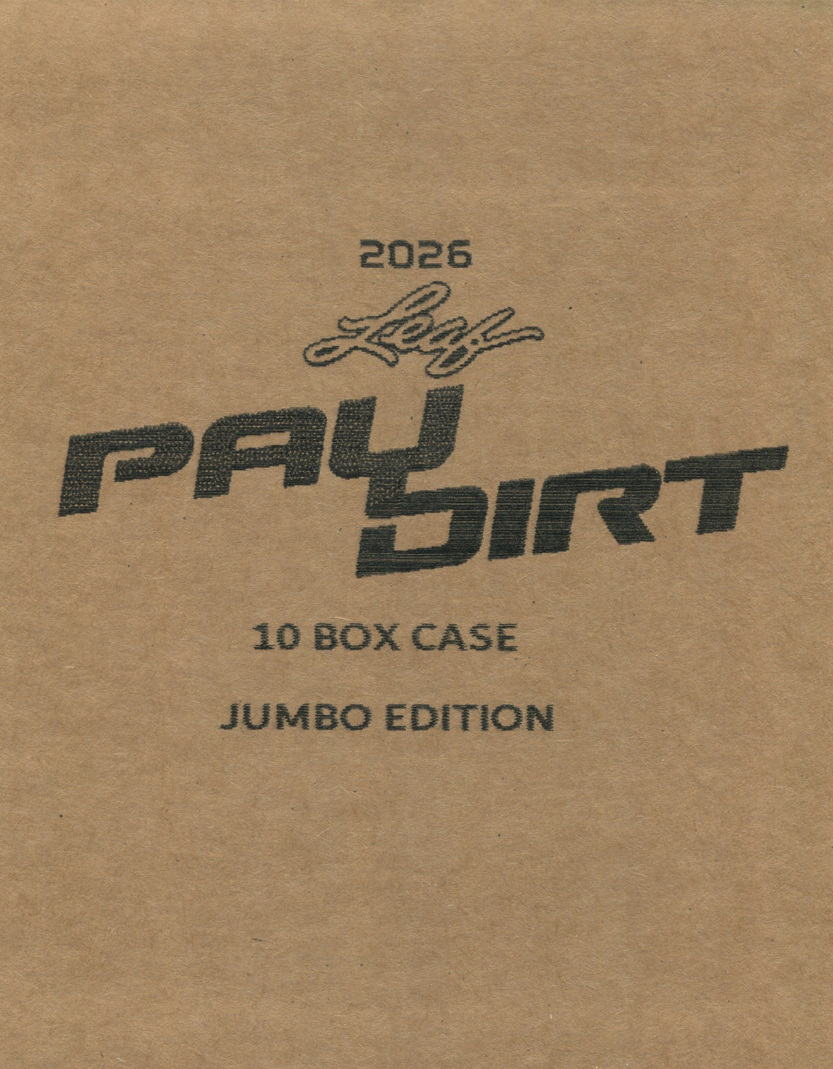 2026 Leaf Paydirt Football Jumbo, 10 Box Case