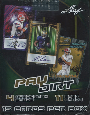 2026 Leaf Paydirt Football Hobby, Box