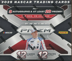 2025 Panini Prizm Racing Hobby, 12 Box Case