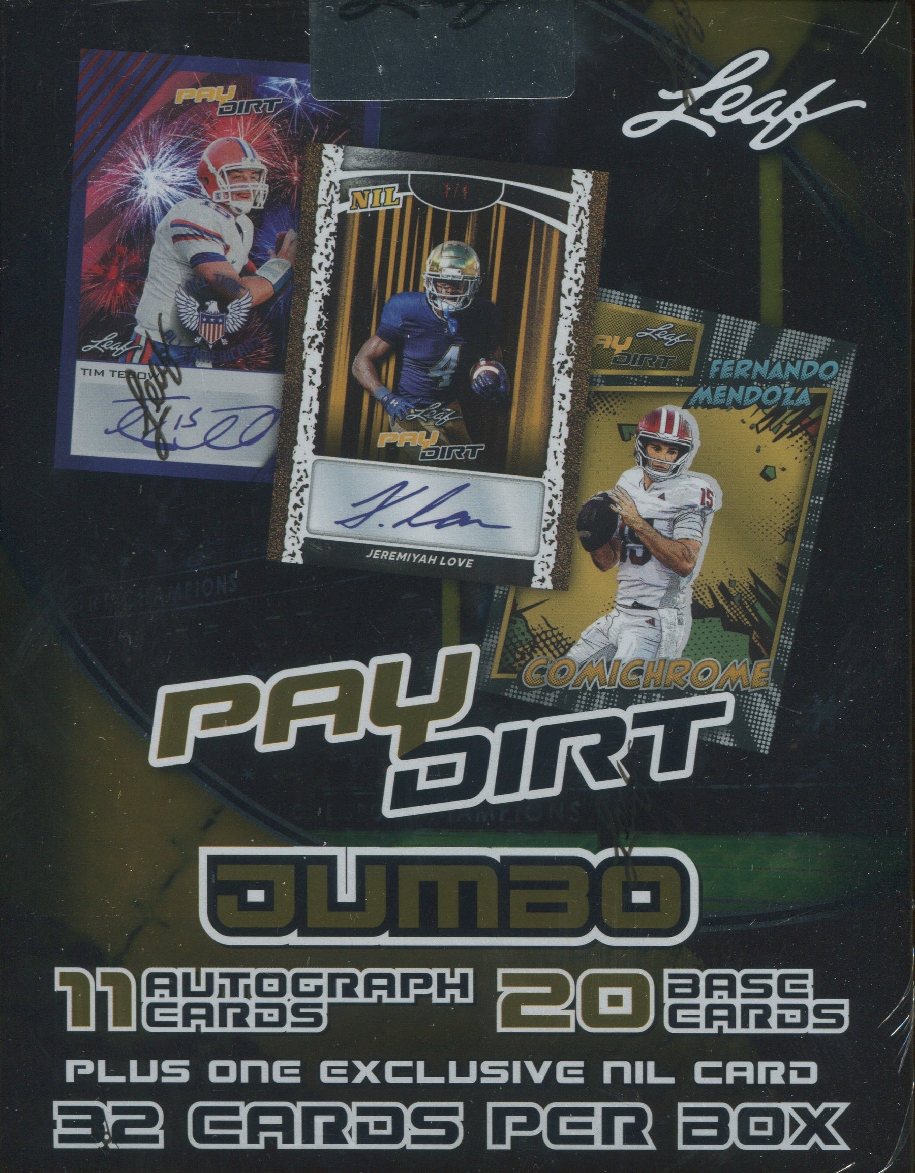 2026 Leaf Paydirt Football Jumbo, 10 Box Case