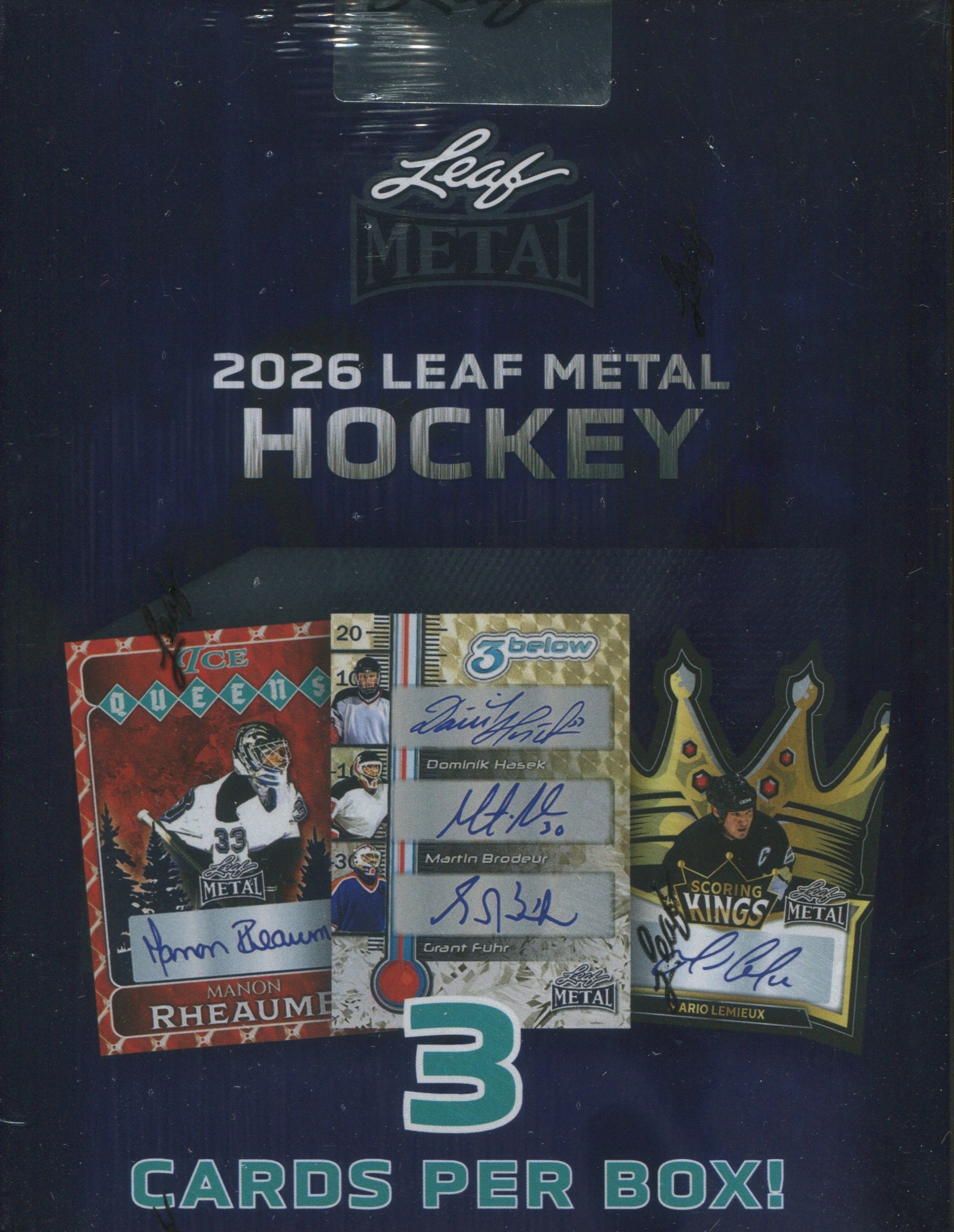 2026 Leaf Metal Hockey Hobby, 12 Box Case
