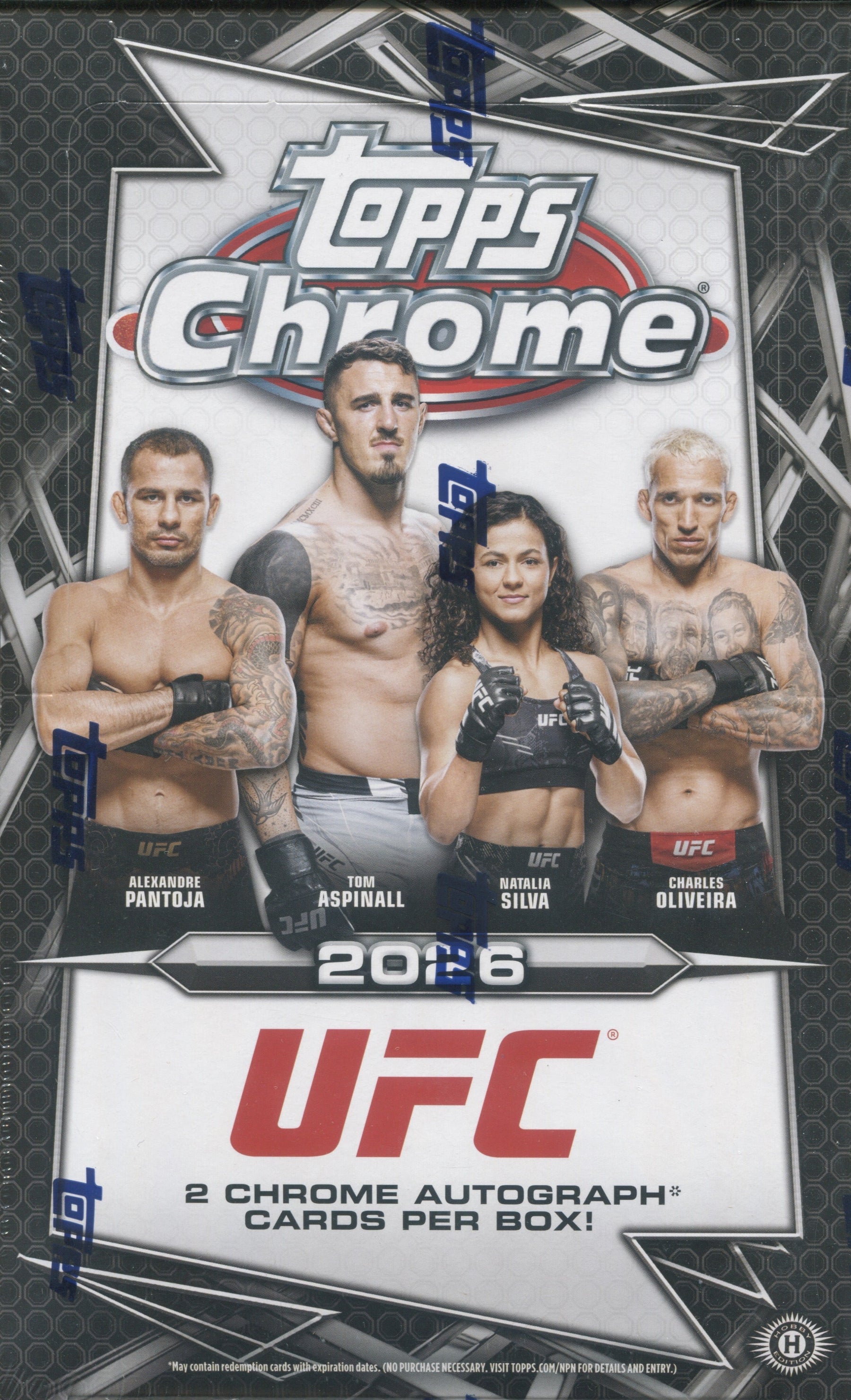 2026 Topps UFC Chrome Hobby, Box