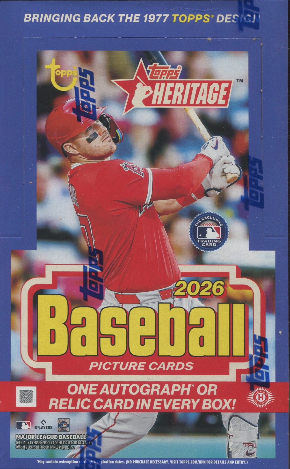 2026 Topps Heritage Baseball Hobby, Box