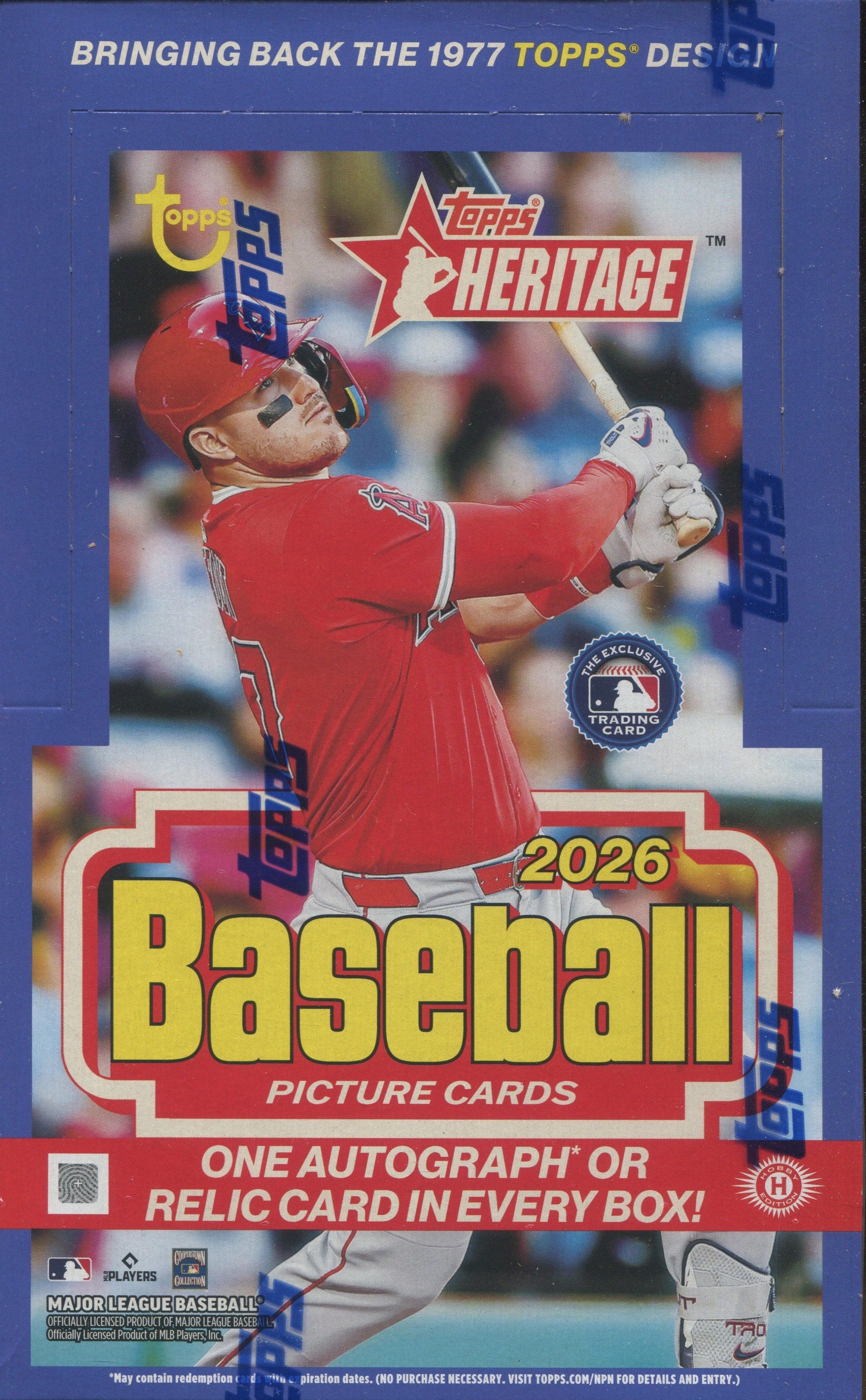 2026 Topps Heritage Baseball Hobby, Box