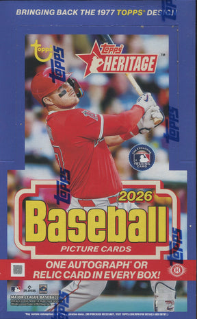 2026 Topps Heritage Baseball Hobby, Box