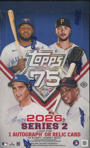 2026 Topps Series 2 Baseball Hobby, 12 Box Case