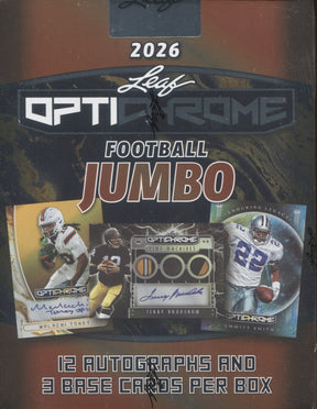 2026 Leaf Optichrome Football Jumbo, Box