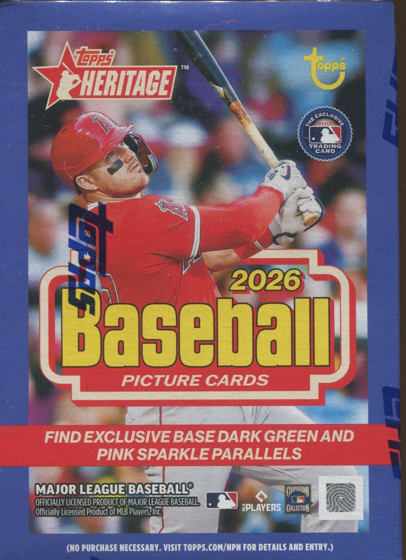 2026 Topps Heritage Baseball Blaster, Box