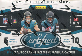 2025 Panini Certified Football Hobby, 16 Box Case