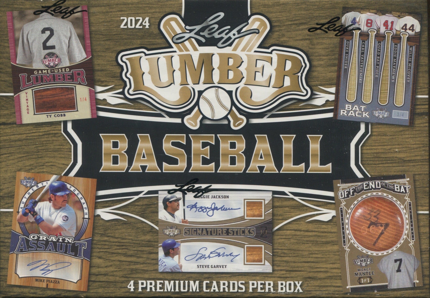2024 Leaf Lumber Baseball Hobby, 10 Box Case