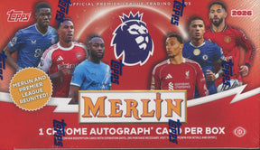*LAST CASE* 2026 Topps Merlin Premier League Soccer Hobby, 12 Box Case