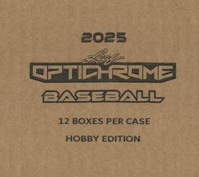 2025 Leaf Optichrome Baseball Hobby, 12 Box Case