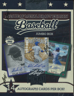 2026 Leaf Metal Draft Edition Baseball Mega, Box
