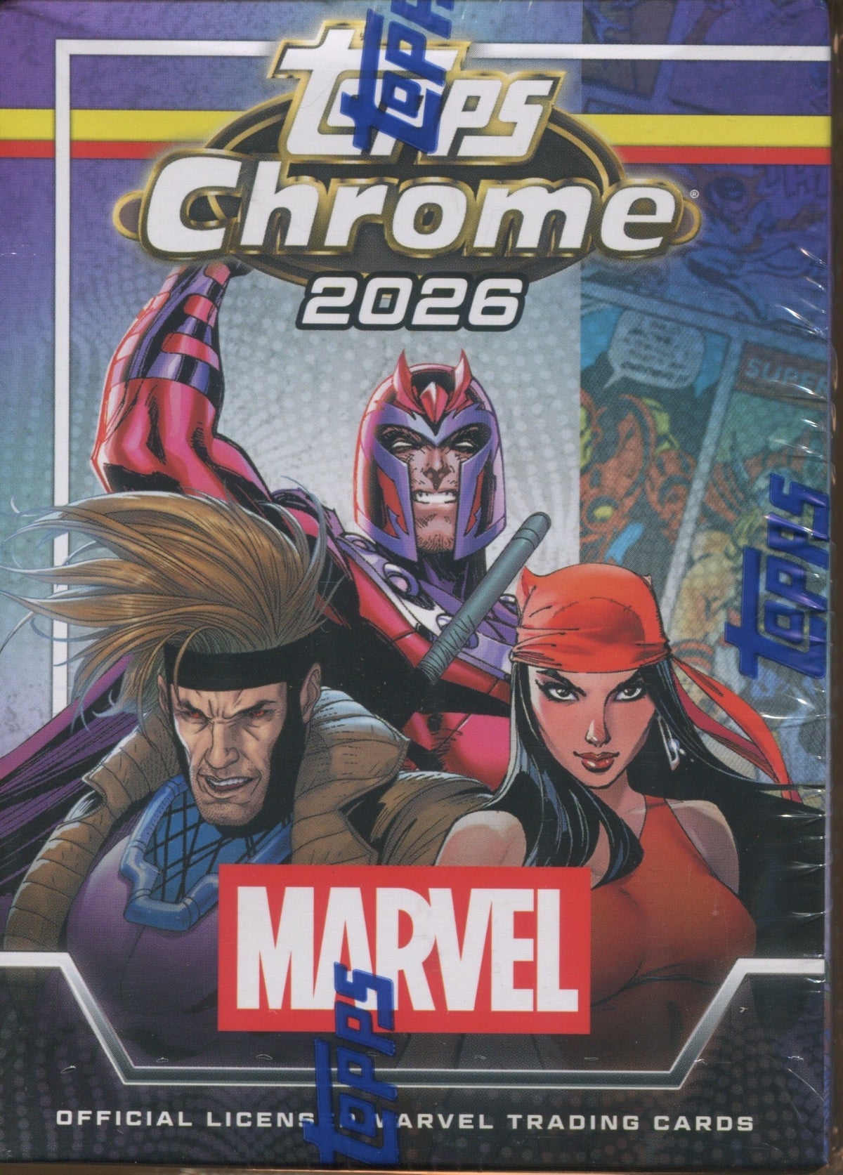 2026 Topps Marvel Comics Chrome Blaster, 40 Box Case