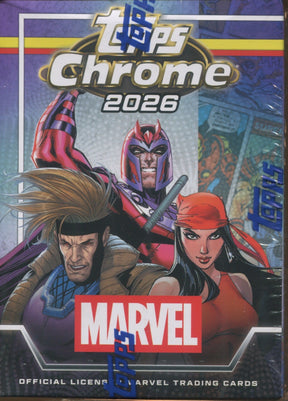 2026 Topps Marvel Comics Chrome Blaster, 40 Box Case
