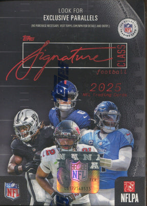 2025 Topps Signature Class Football Blaster, 40 Box Case