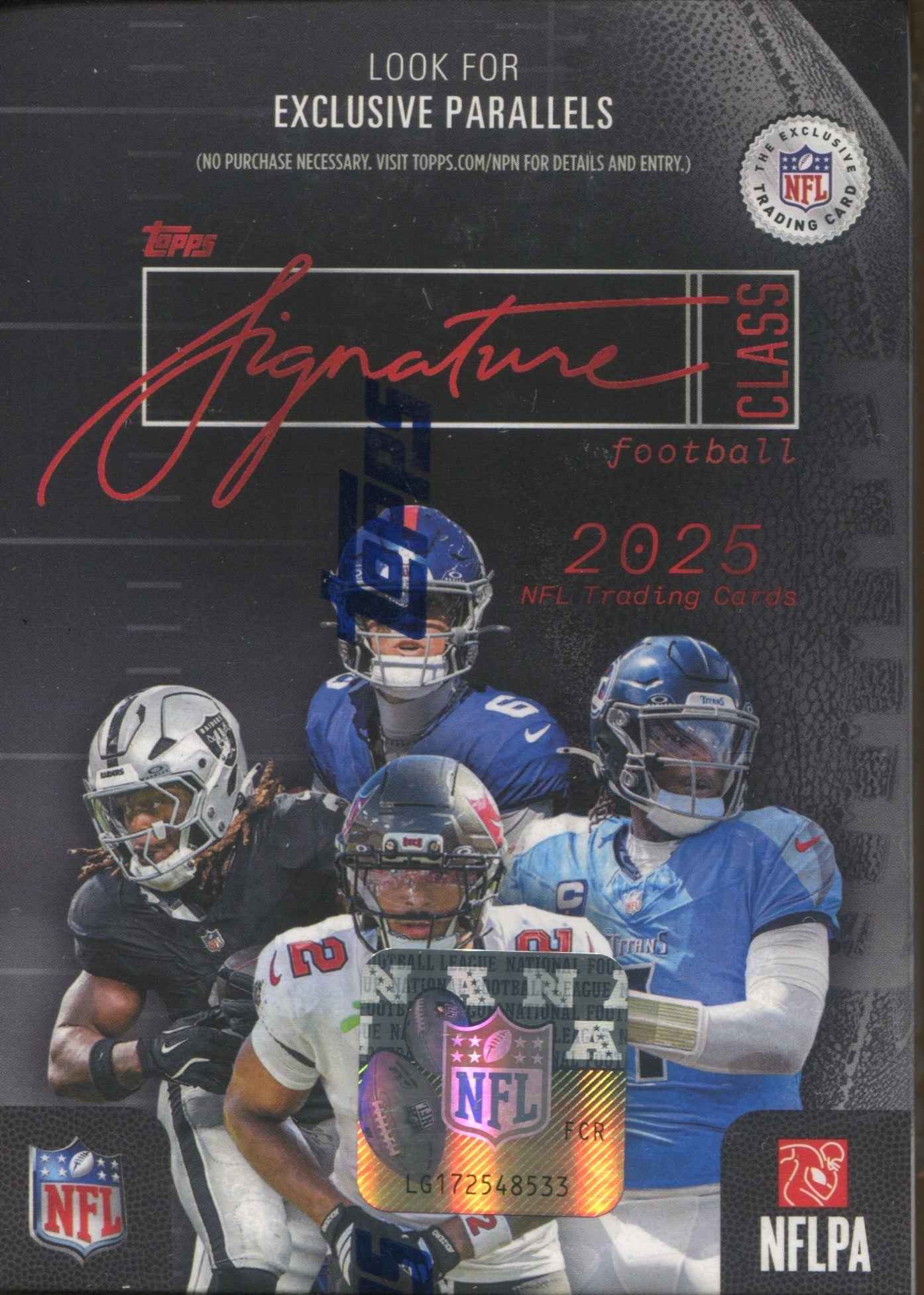 2025 Topps Signature Class Football Blaster, Box