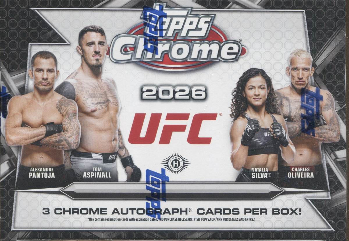 2026 Topps UFC Chrome Delight, 8 Box Case
