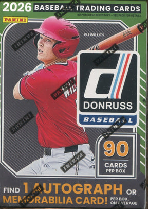 2026 Panini Donruss Baseball Blaster Retail, Box (Orange Velocity)